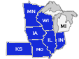 MetalPro Sales provides representation in the highlighted states